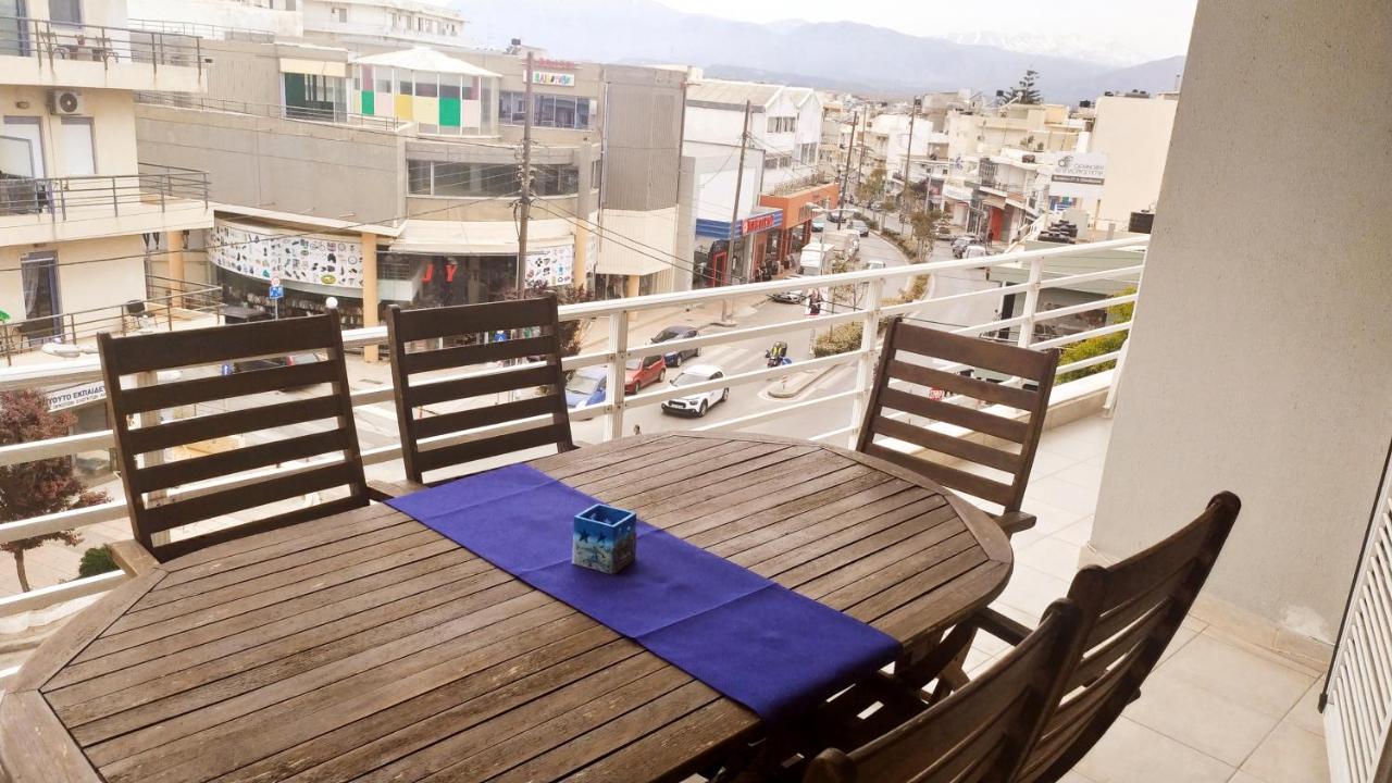 Appartement Heraklion - Vue Mer Et Montagne Εξωτερικό φωτογραφία